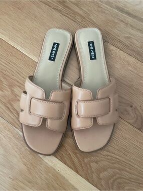 Nine West Leather Sandals, Size 7.5